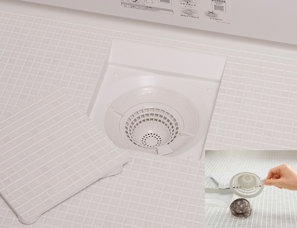 お掃除ラクラク排水口