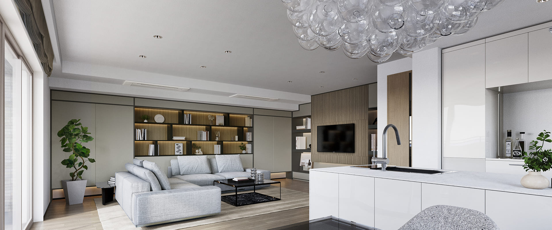 LIVING DINING（Cタイプ）完成予想CG